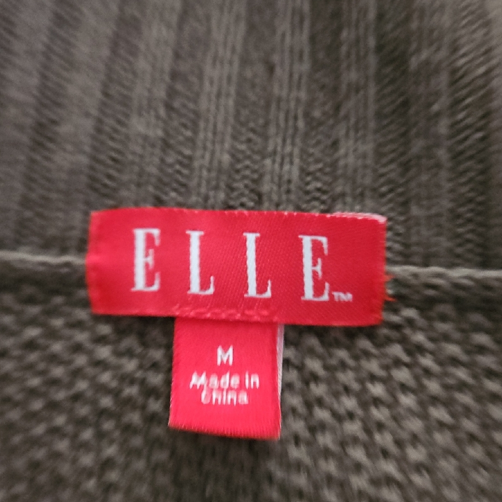 Elle Hunter Green  Knit Sweater